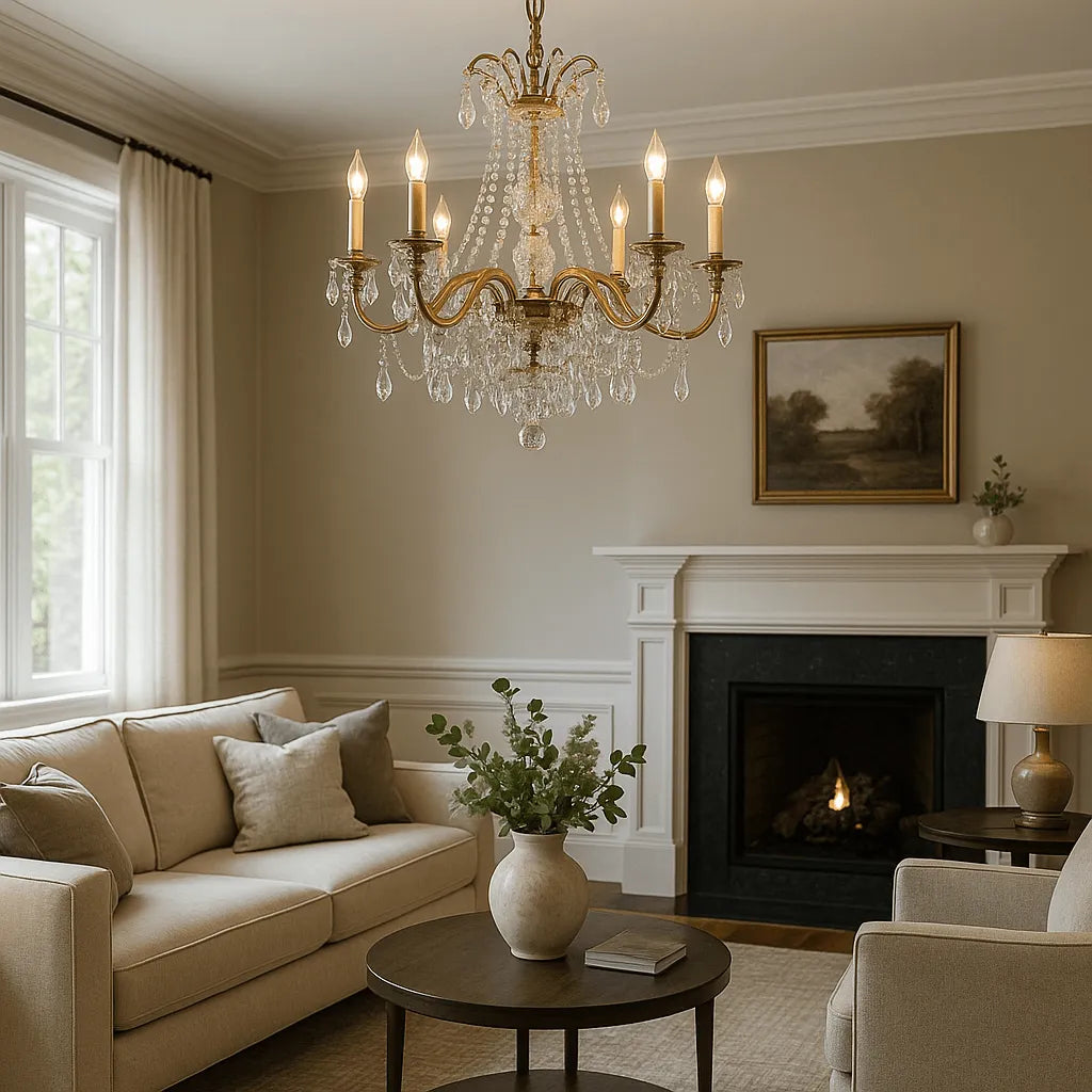 luminaire de salon 3000k créant une ambiance chaleureuse et confortable