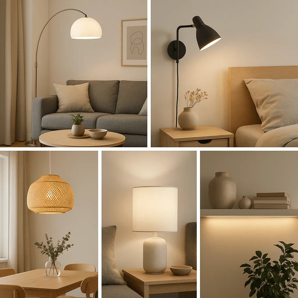 Luminaires tendance 2025 au Maroc – Luminexpress, design moderne et chic doré