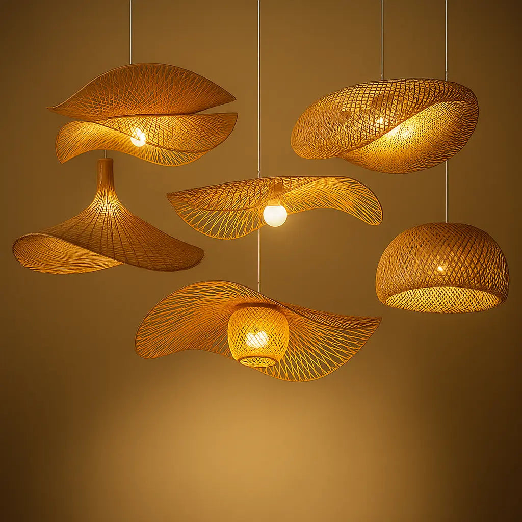 SUSPENSION BAMBOU & ROTIN