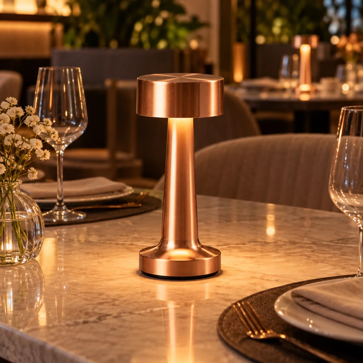 Lampe de table DELIA Rose Gold