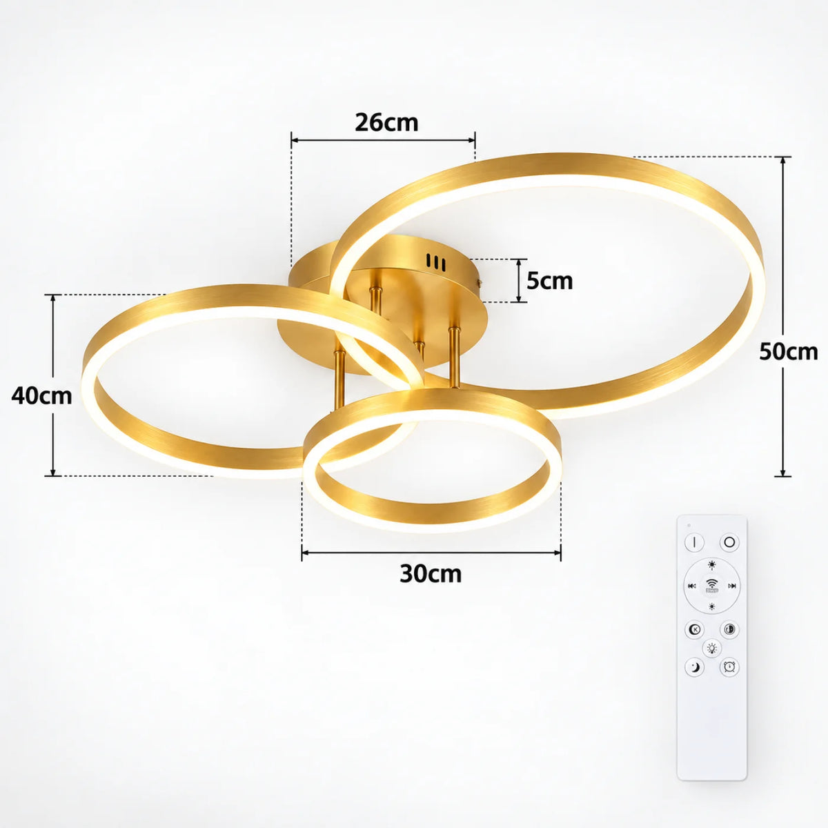 Plafonnier MONOLYTH Gold