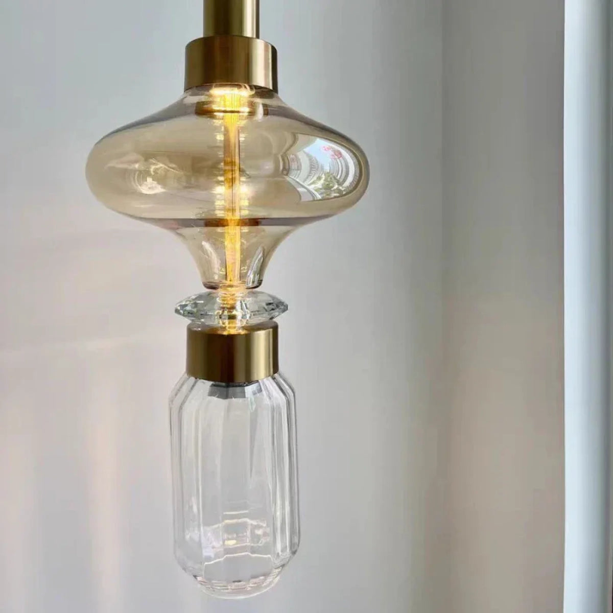 Suspension FUTURA Design Contemporain en verre soufflé