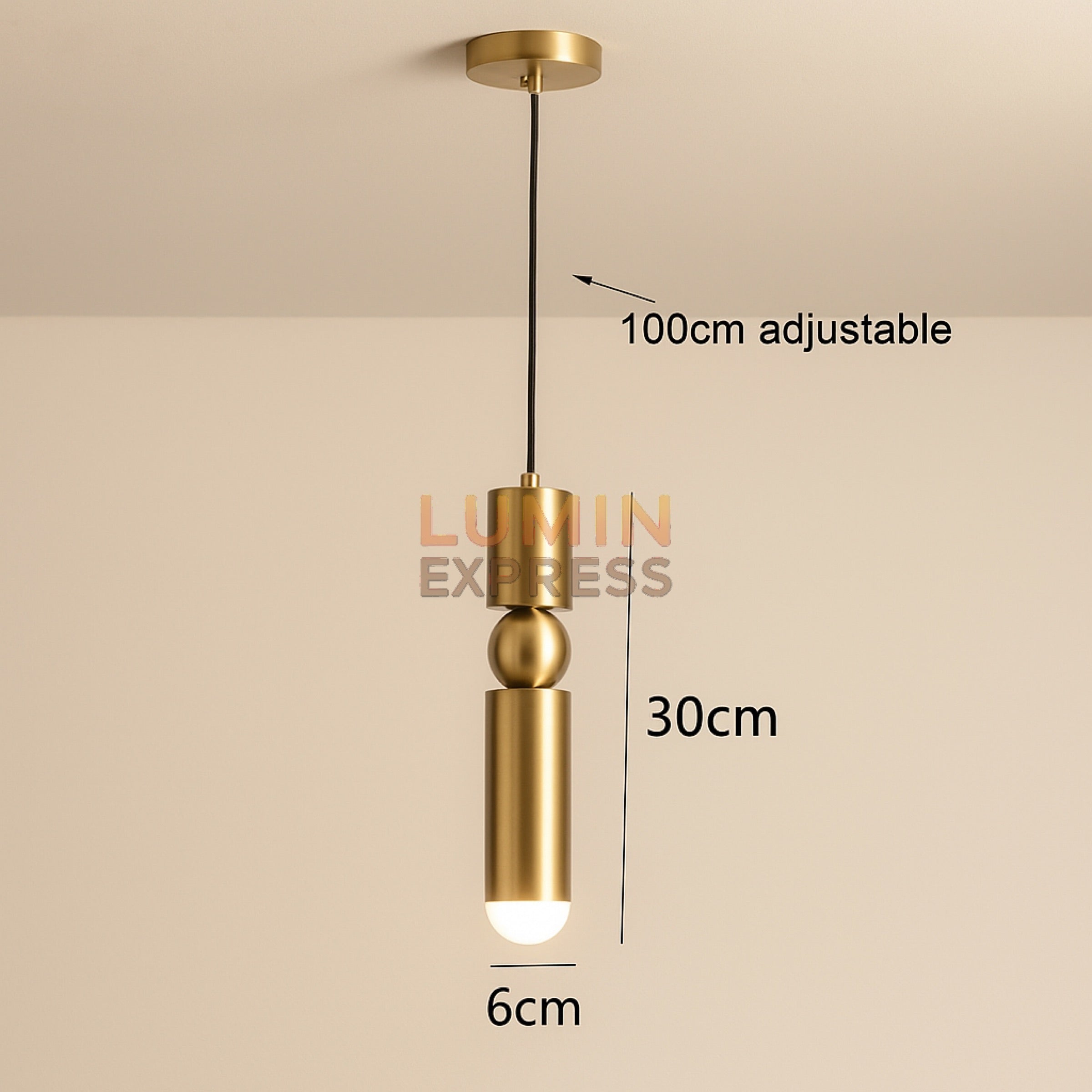 Suspension BENY Gold