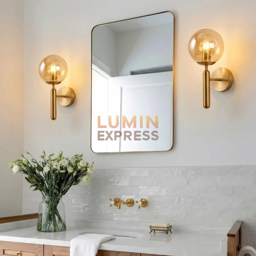 Applique murale ISADORA Gold Ambre