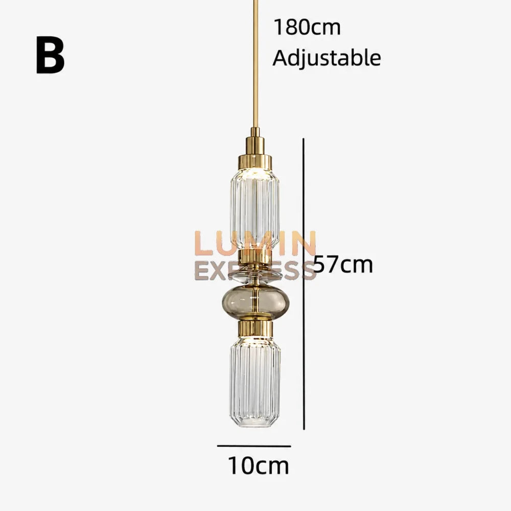 Suspension FUTURA Design Contemporain en verre soufflé