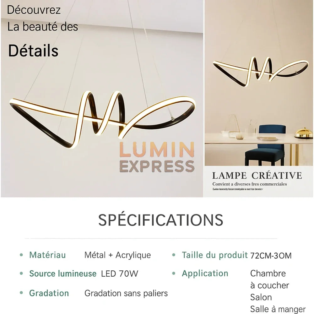 Suspension HARMONY Black