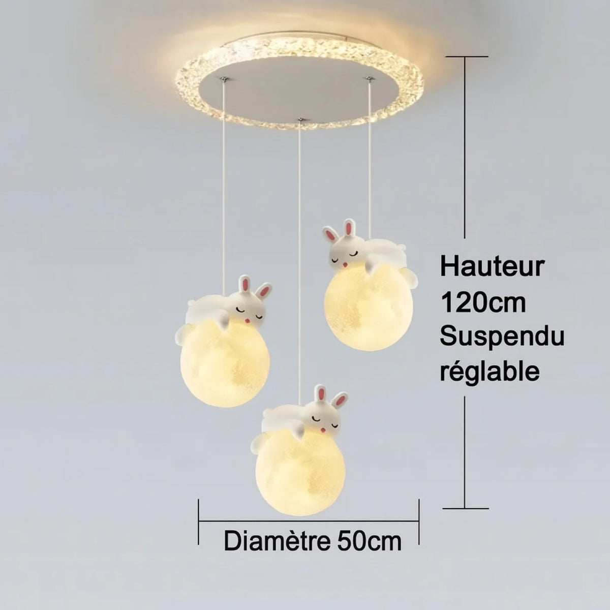 Suspension BUNNY SKY 3D