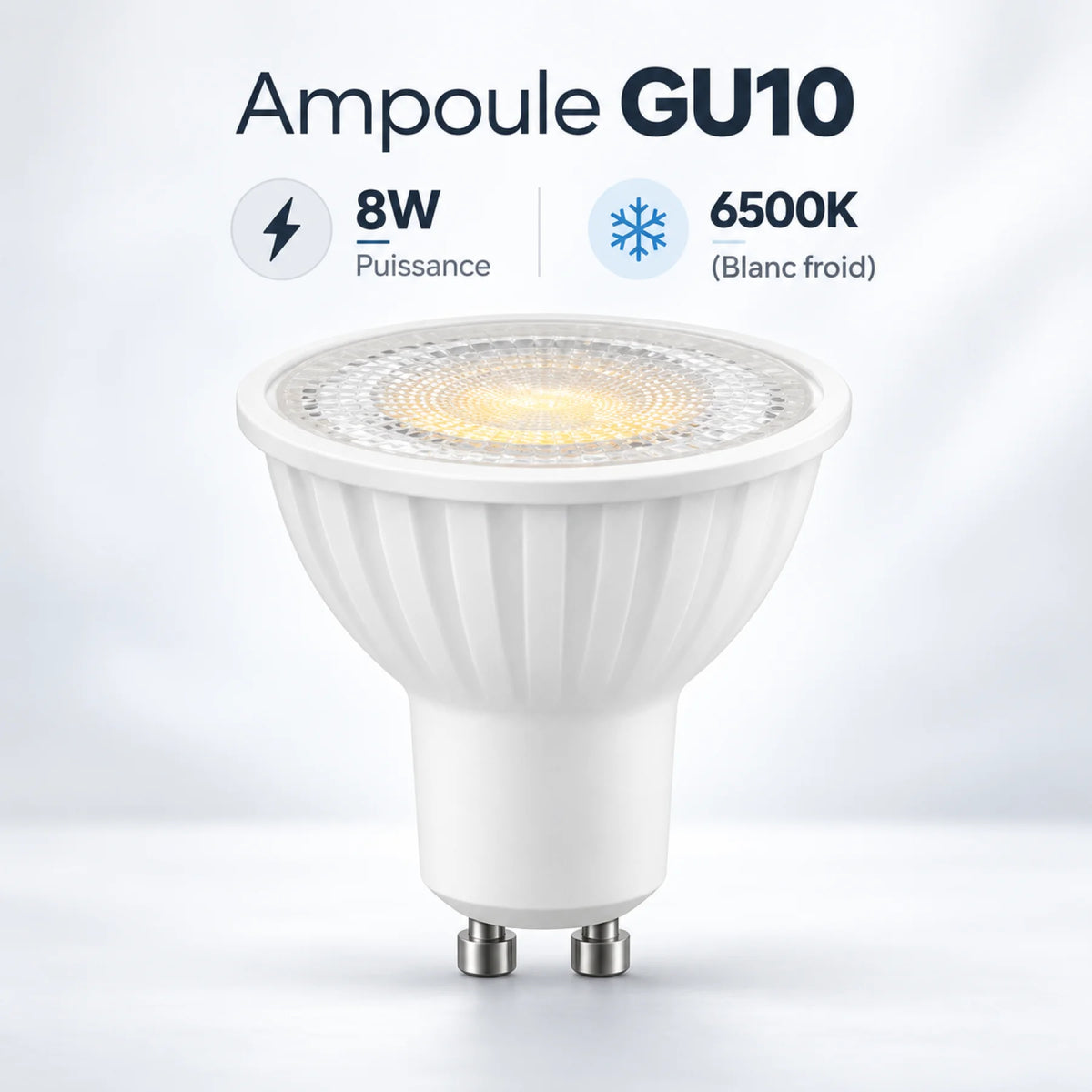 Ampoule GU10 8W 6500K