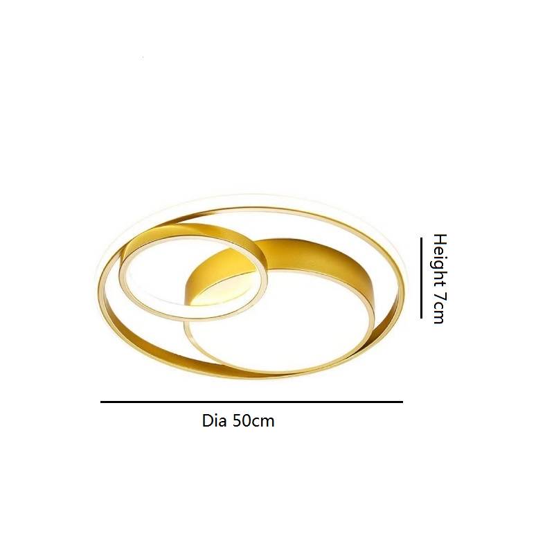 Plafonnier DIANA Gold