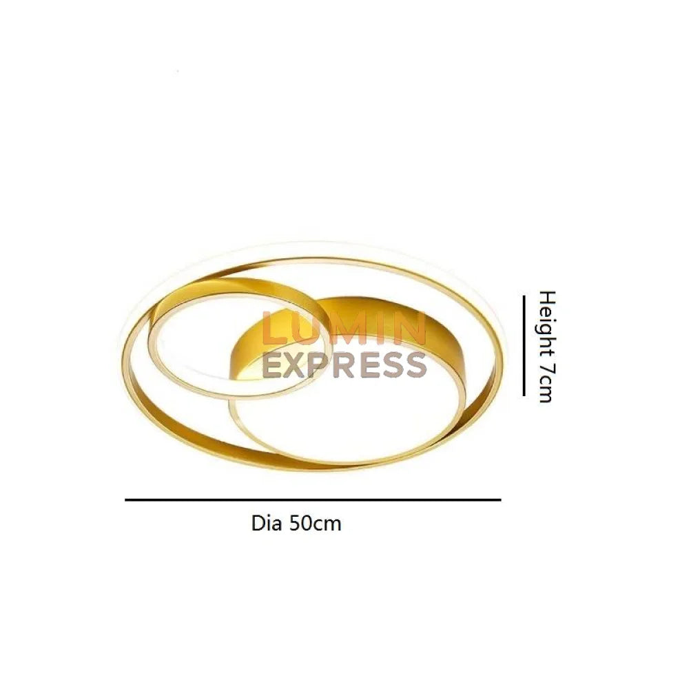 Plafonnier DIANA Gold