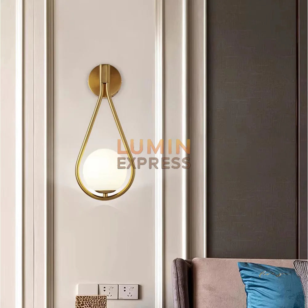 Applique murale PLATA Gold