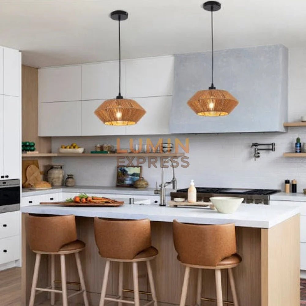 Suspension YORU en Bambou