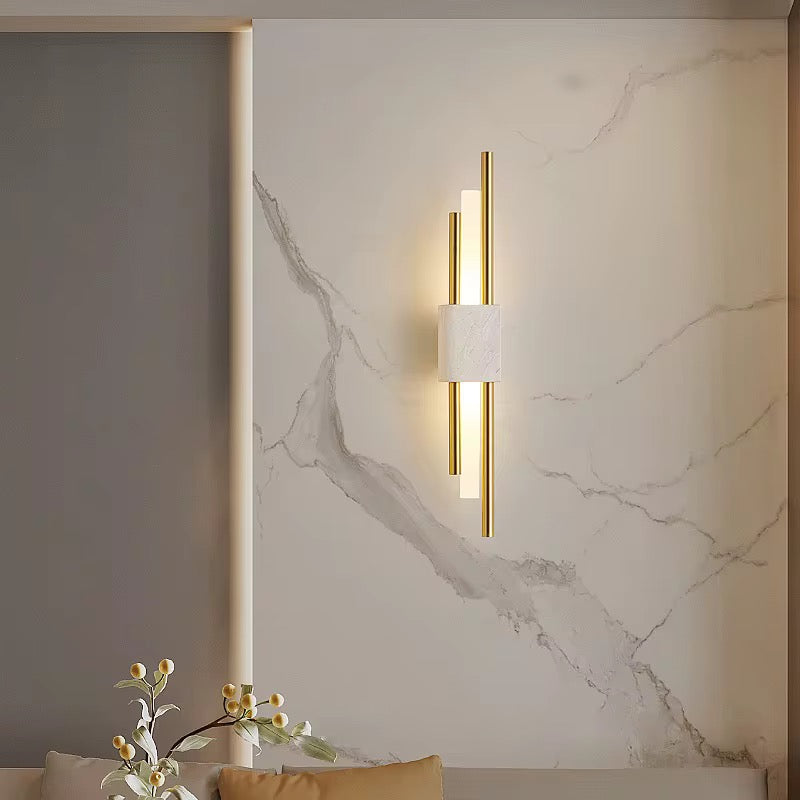 Applique murale VERDUN Marbre Blanc