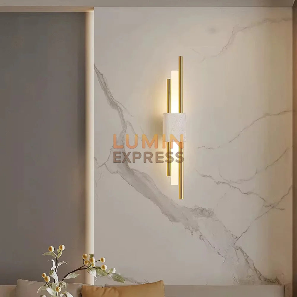 Applique murale VERDUN Marbre Blanc