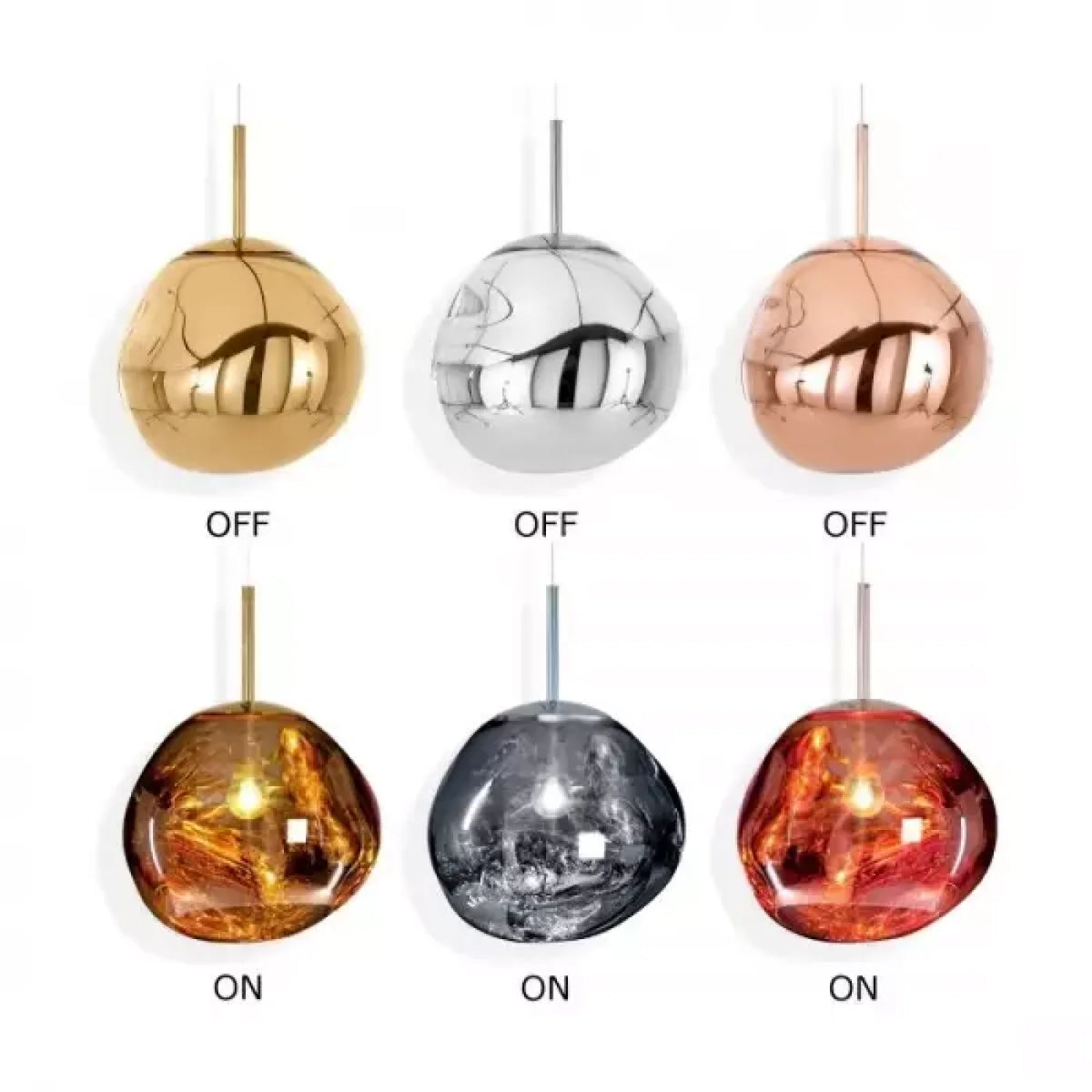 Suspension MELT Rose Gold