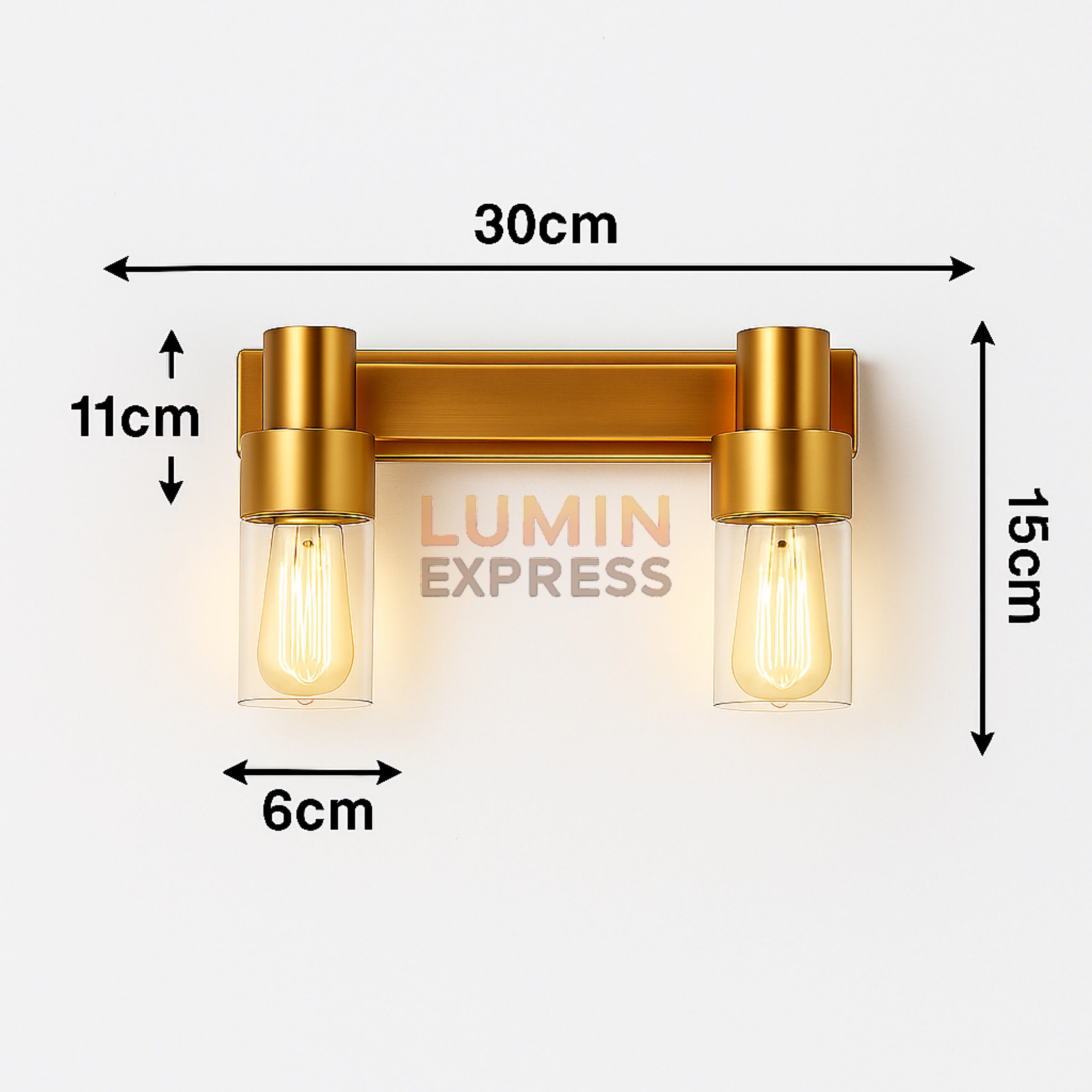 Applique murale MATILDA Gold