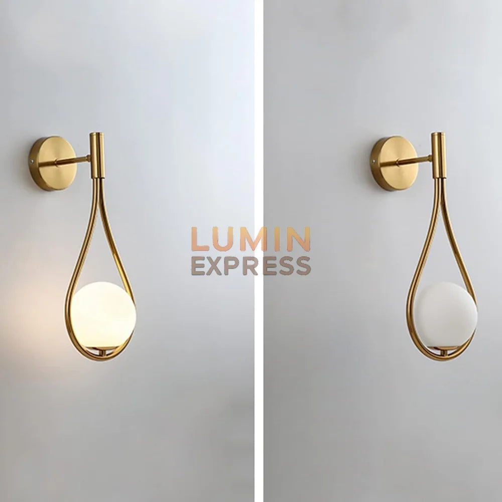 Applique murale PLATA Gold