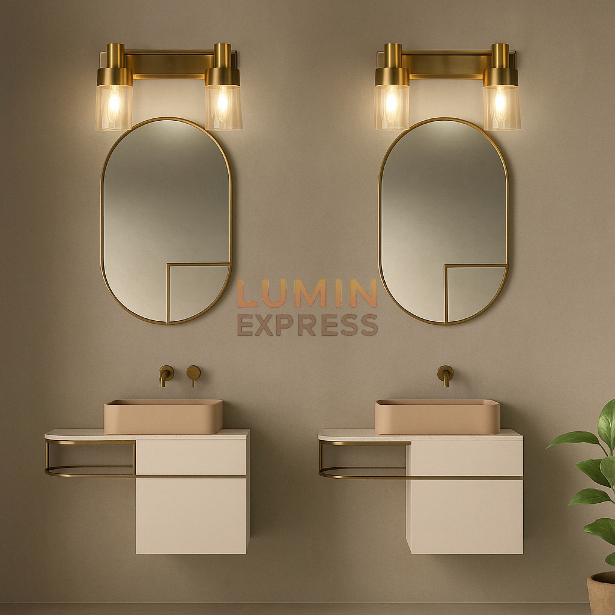Applique murale MATILDA Gold