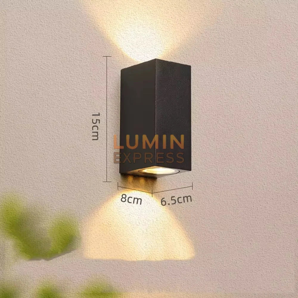 Applique murale VARESO Carré Black