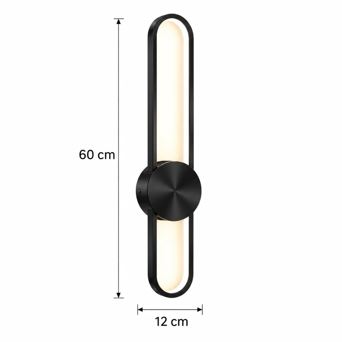 Applique murale sans fil FLAND Black