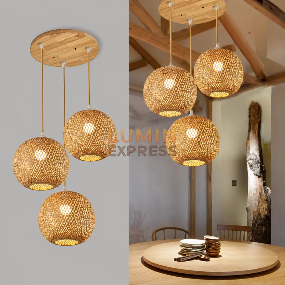 Suspension OASIS Triple en Bambou