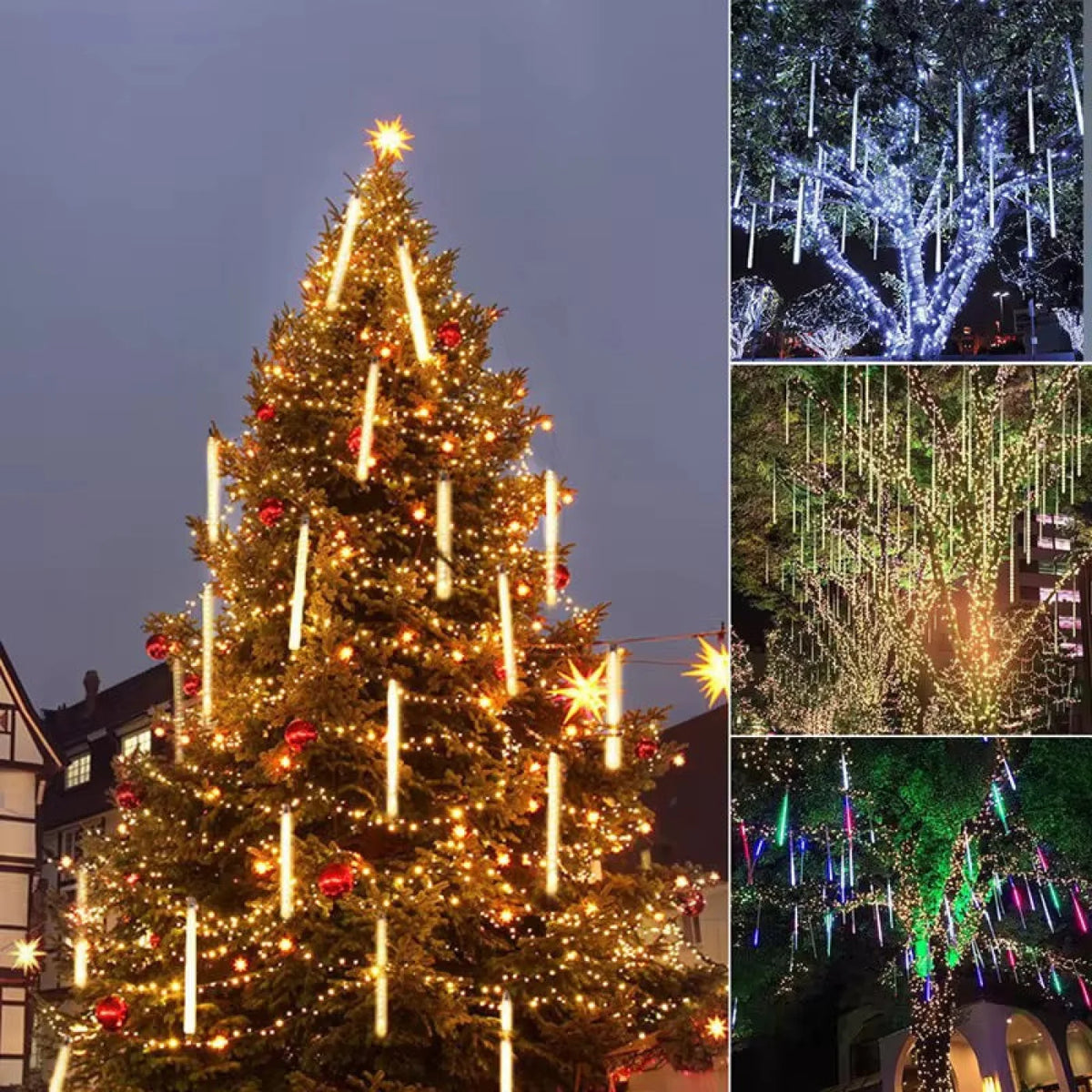 Guirlande lumineuse météores LED 300/80 cm 10 tubes
