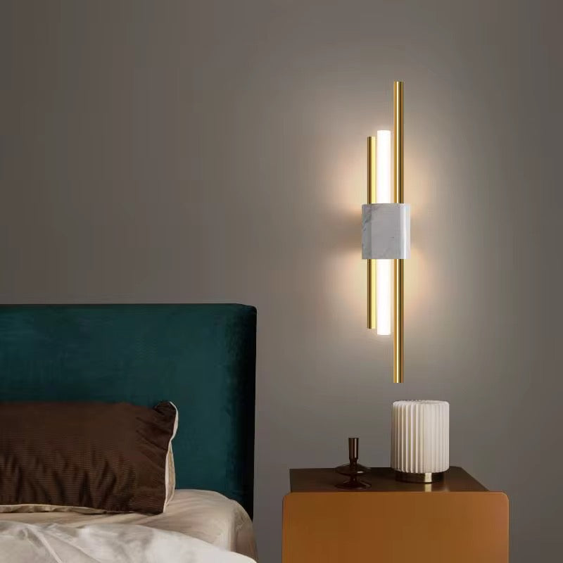 Applique murale VERDUN Marbre Blanc