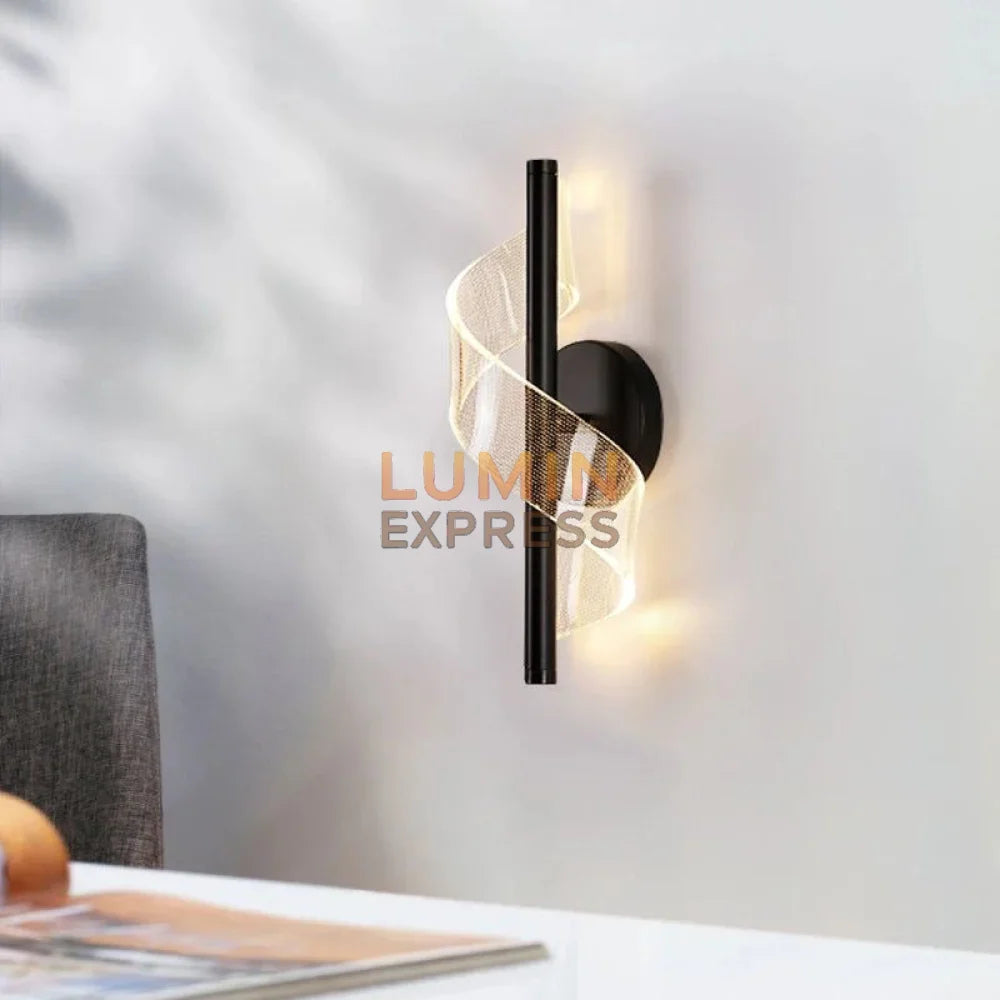 Applique murale TWISTER Black