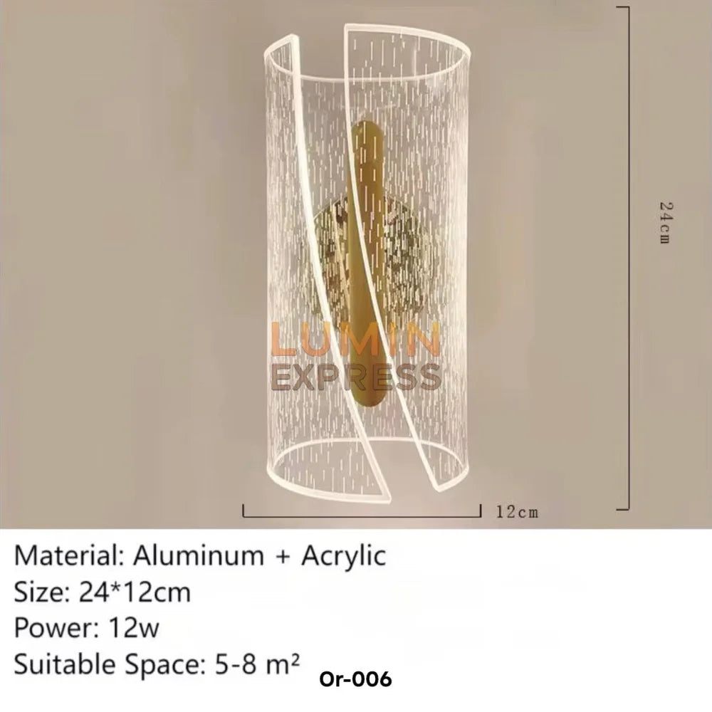 Applique murale ORIVA M1 Gold