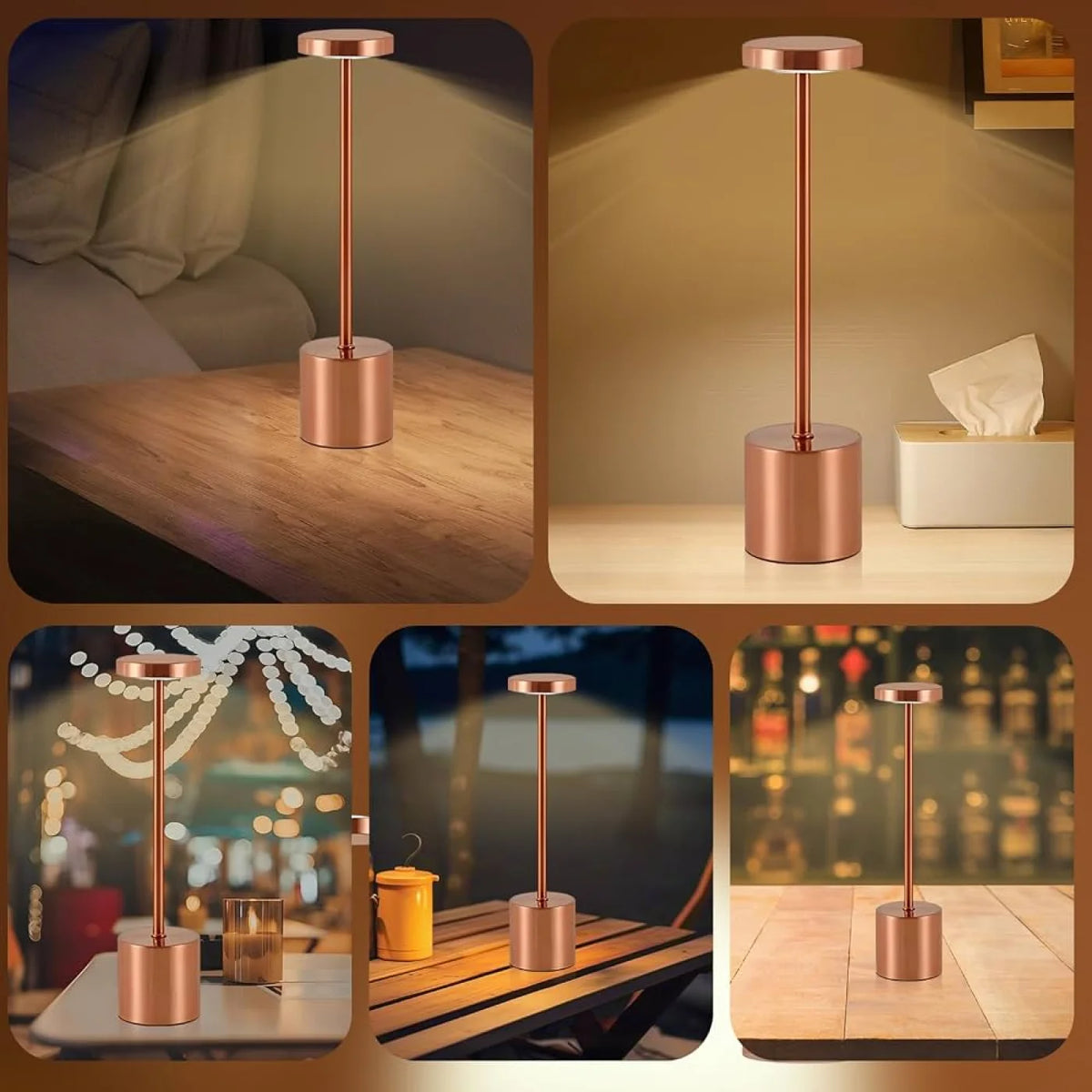 Lampe de table OSAKA Rose Gold