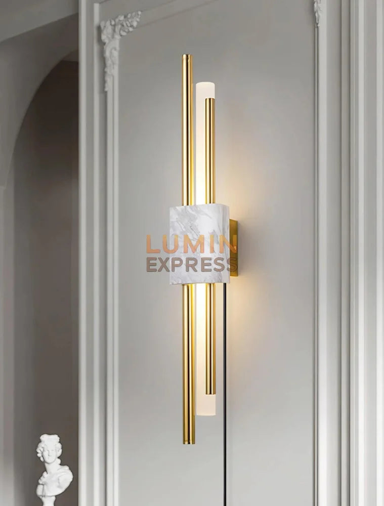 Applique murale VERDUN Marbre Blanc