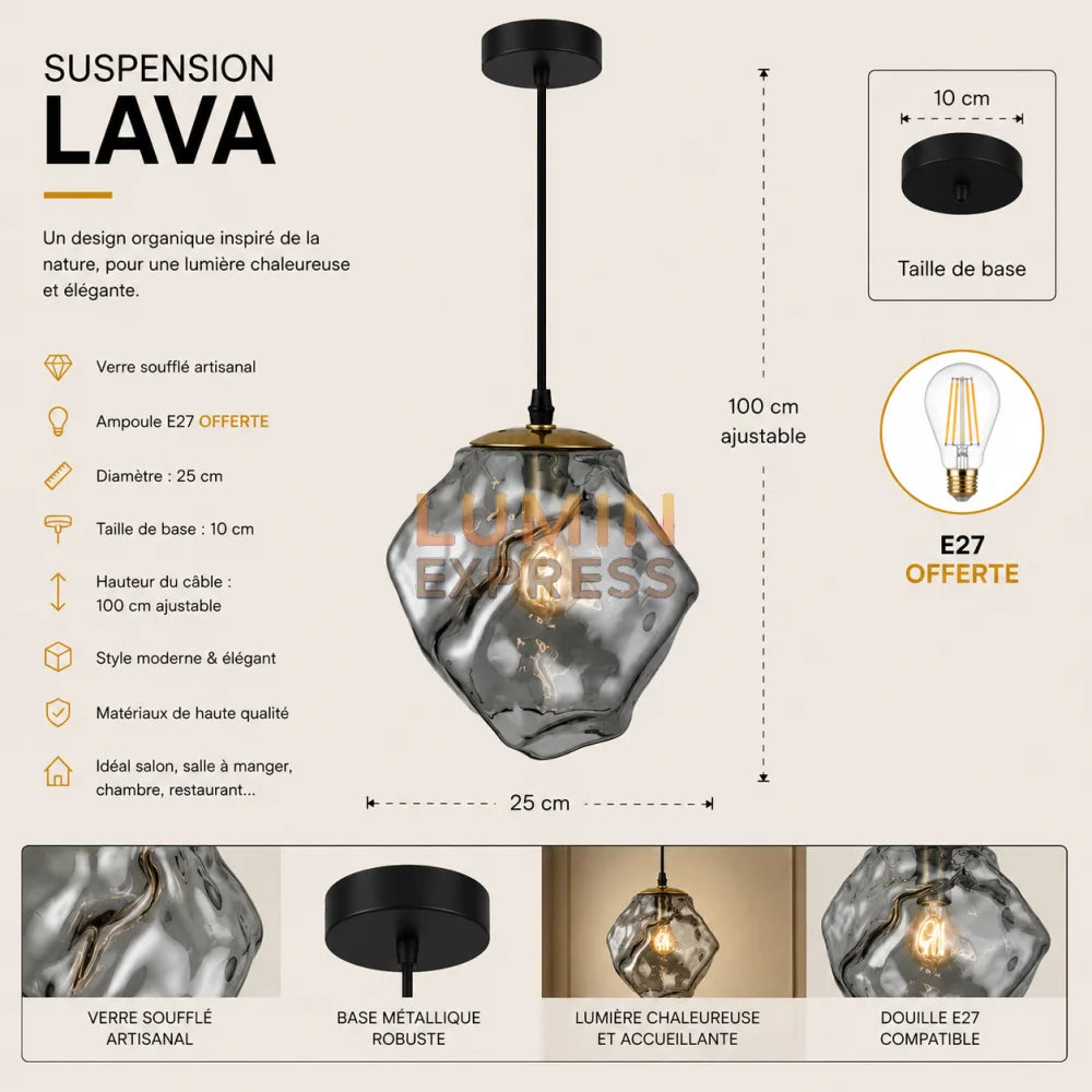 Suspension LAVA