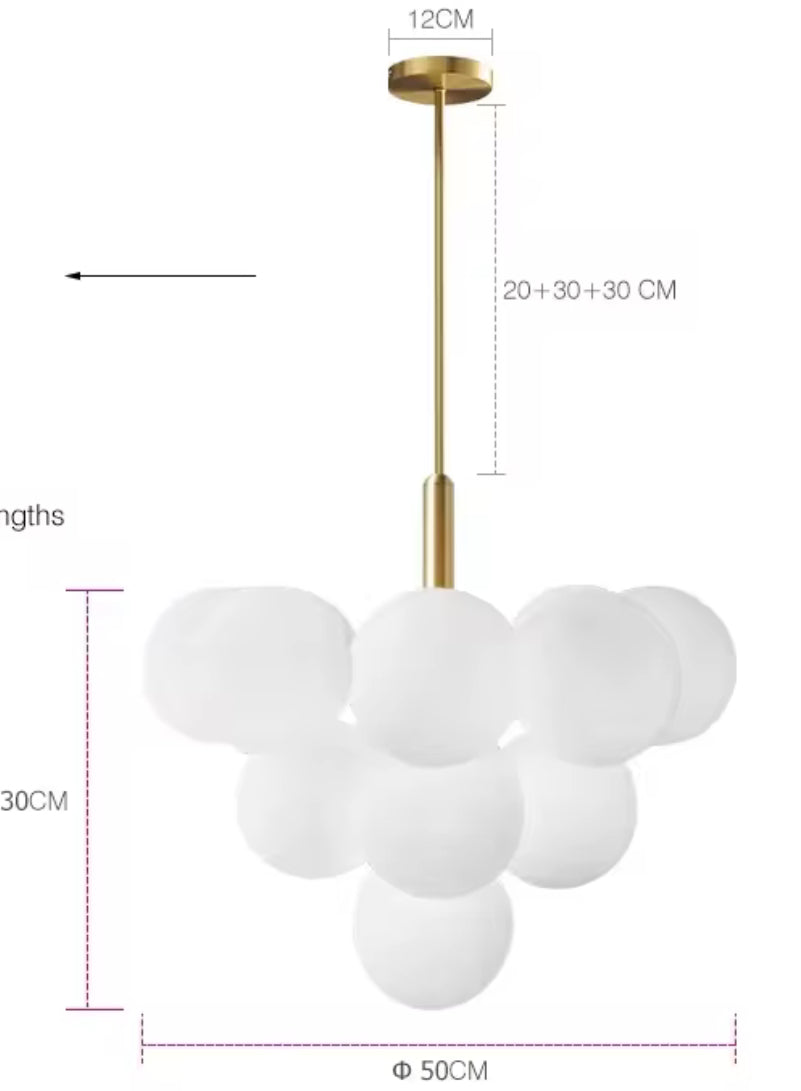 Suspension BERRY 10 Boules