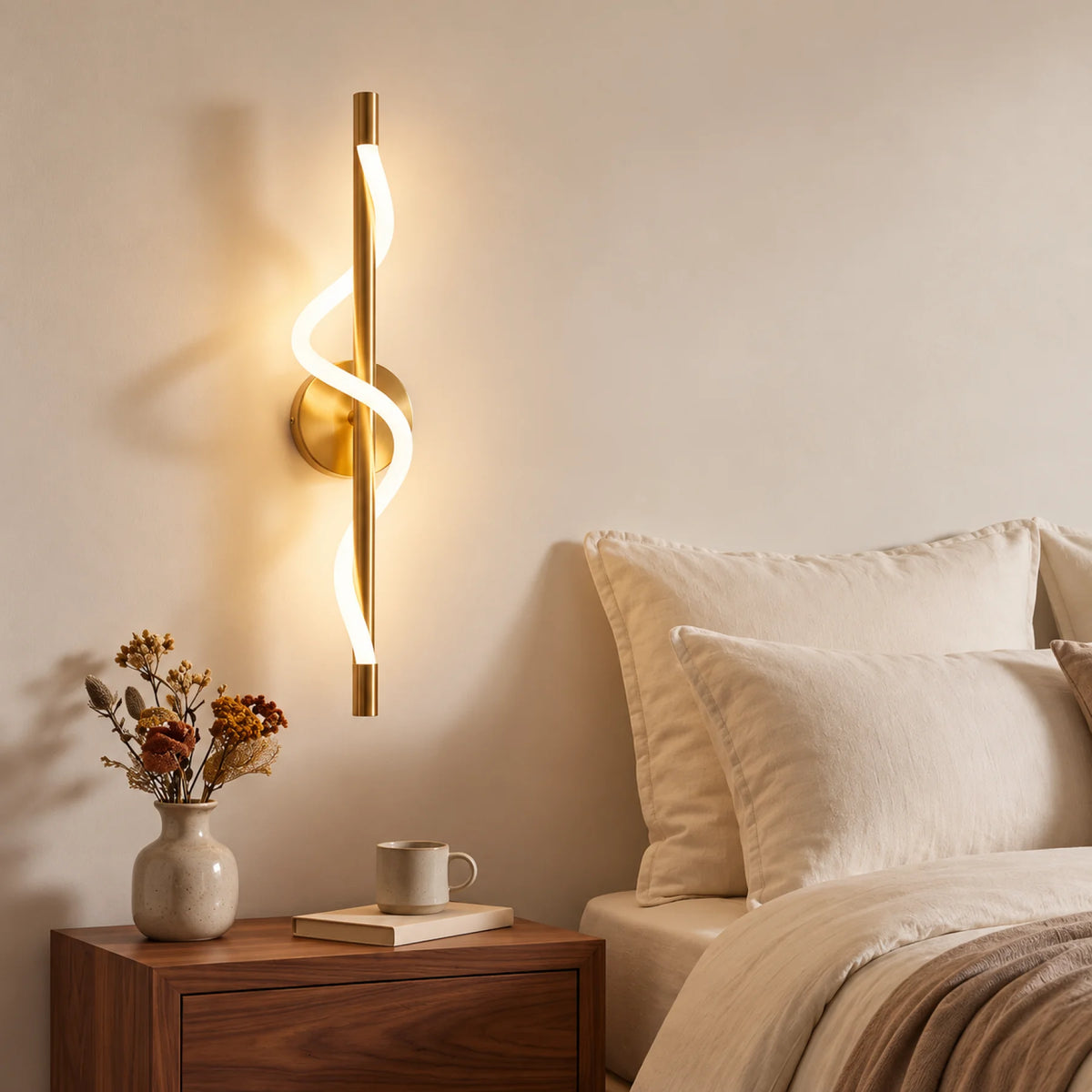 Applique murale sans fil ECLISSA Gold
