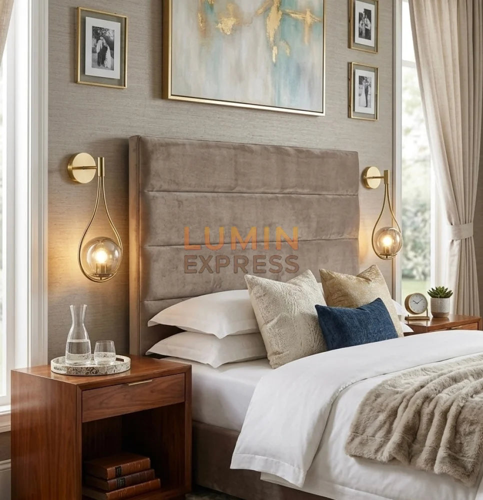 Applique murale PLATA Gold Ambre