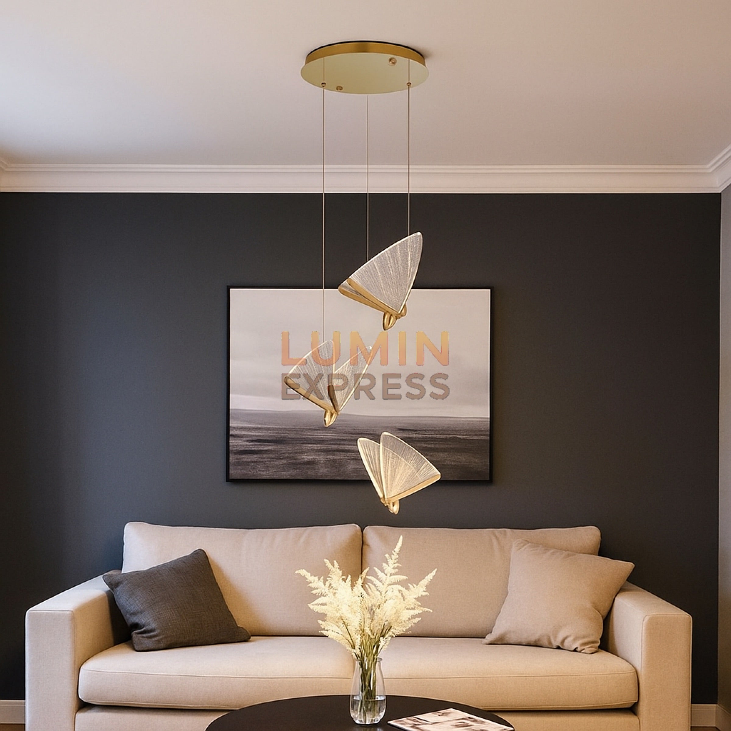 Suspension PAPILLON Triple
