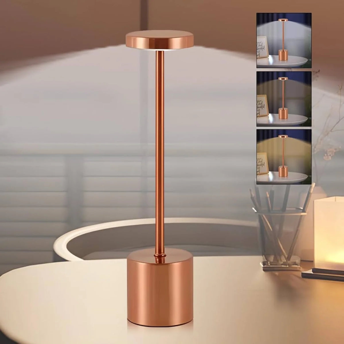 Lampe de table OSAKA Rose Gold