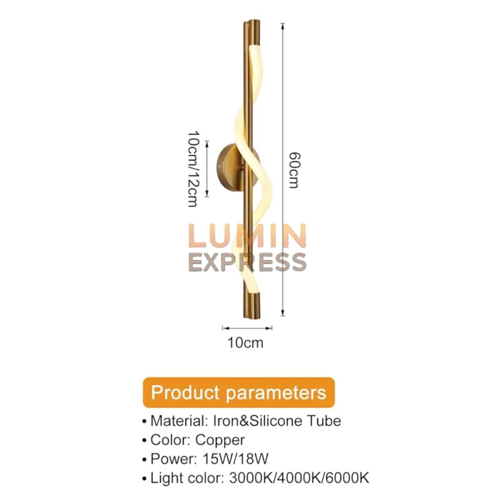 Applique murale ECLISSA Gold
