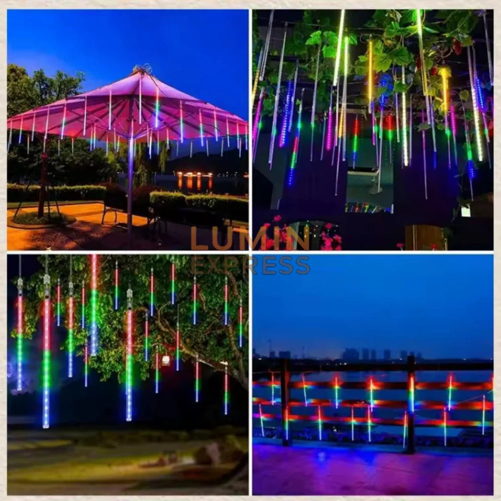 Guirlande lumineuse météores LED 300/80 cm 10 tubes