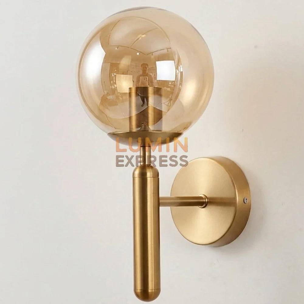 Applique murale ISADORA Gold Ambre