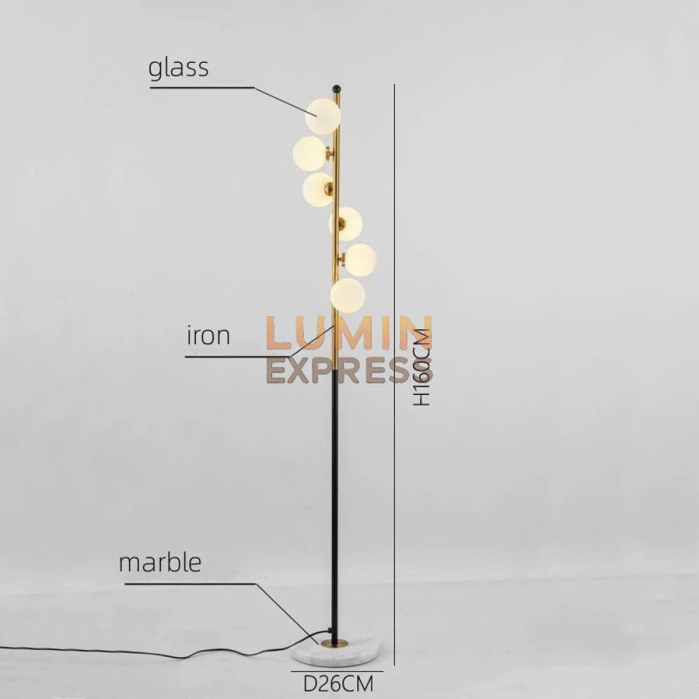 Lampadaire MILIO 6 Boules