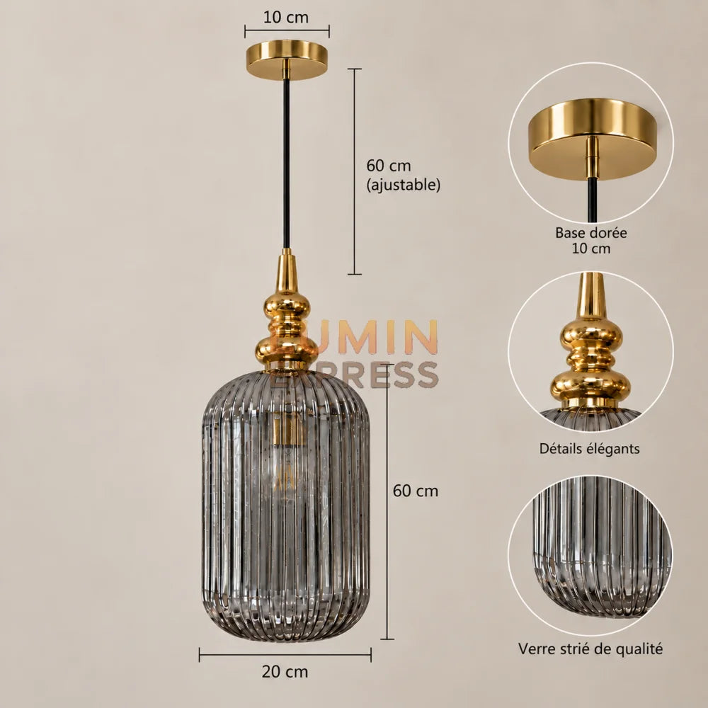 Suspension HELSINKI Smokey