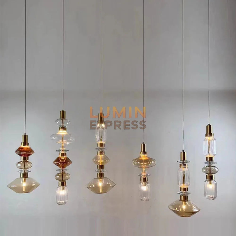Suspension FUTURA Design Contemporain en verre soufflé