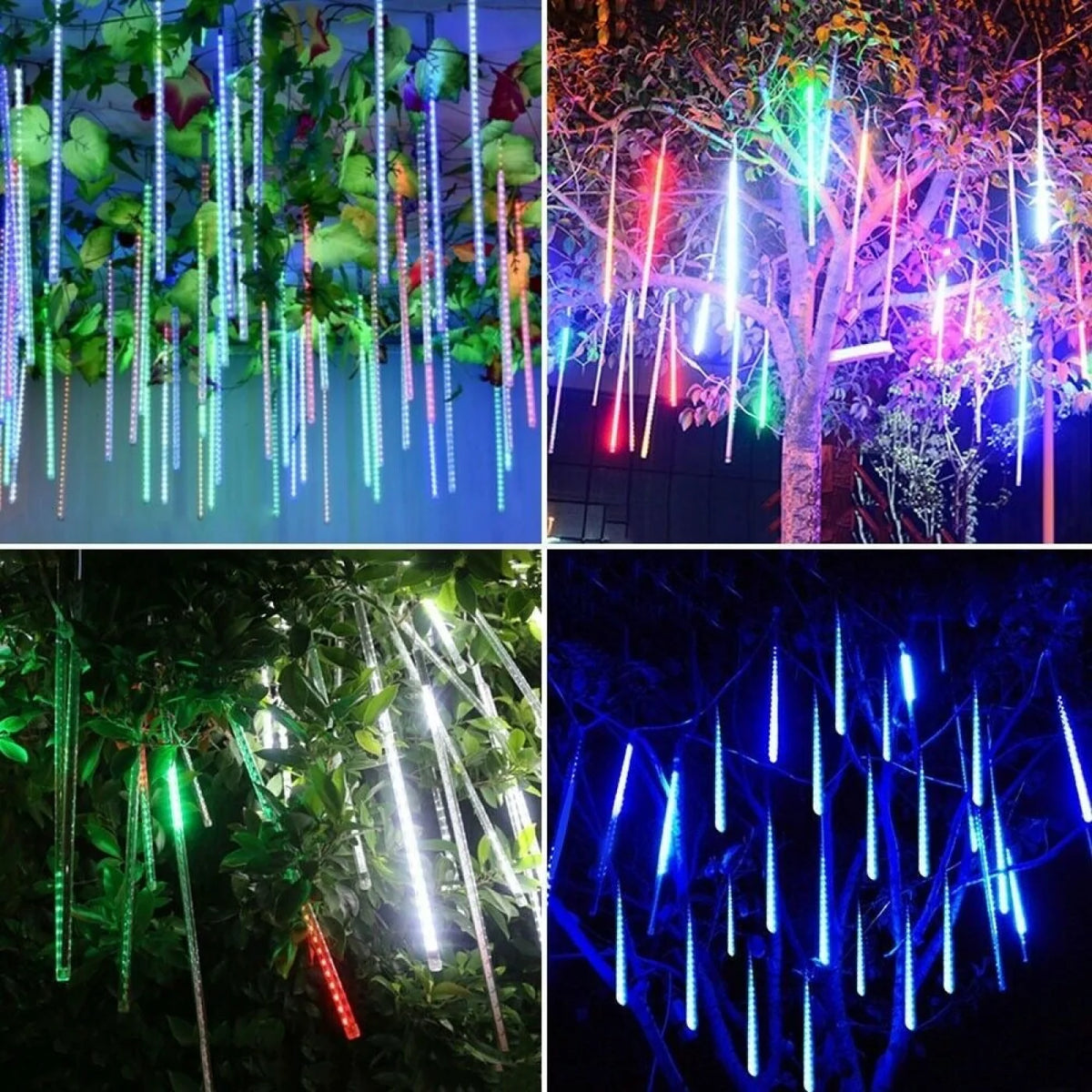 Guirlande lumineuse météores LED 300/80 cm 10 tubes
