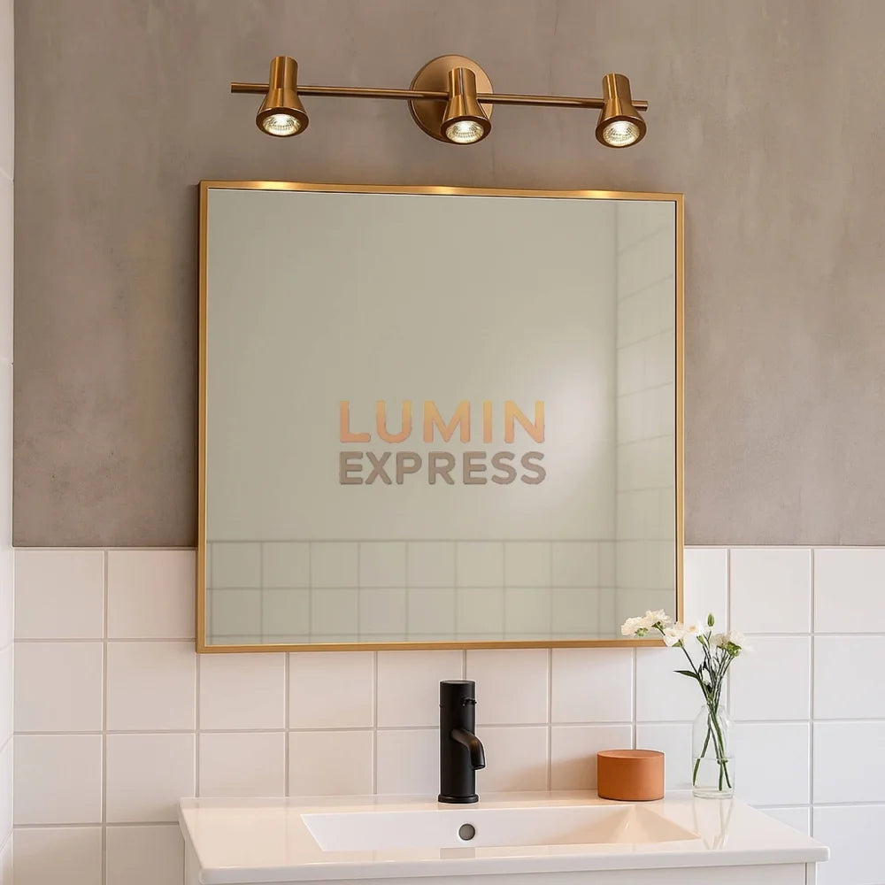 Luminaire mural VESPER doré 46 cm, spots orientables, design minimaliste et moderne – salle de bain ou salon – Luminexpress Maroc