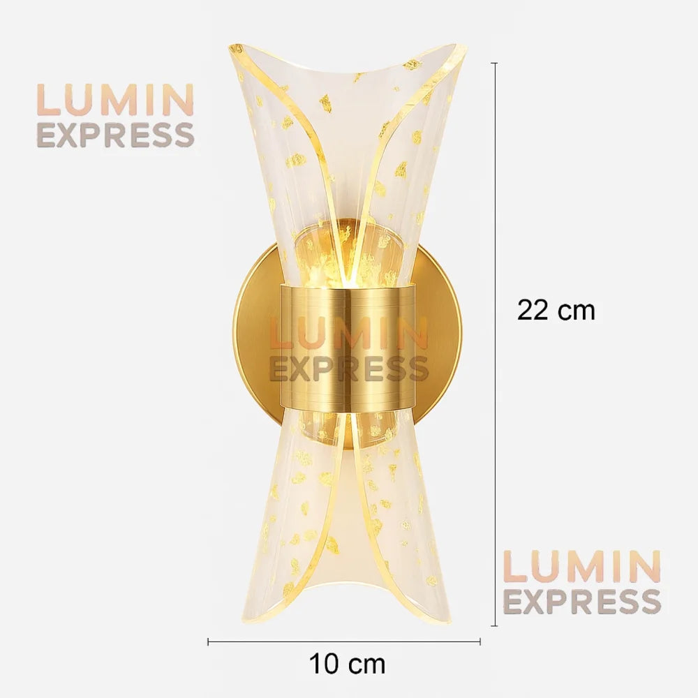 applique murale dorée pour chambre contemporaine maroc