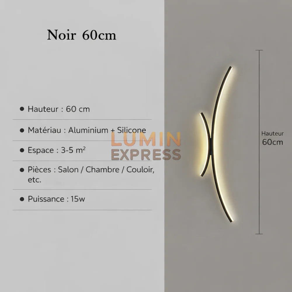 Applique murale NAYLA Black