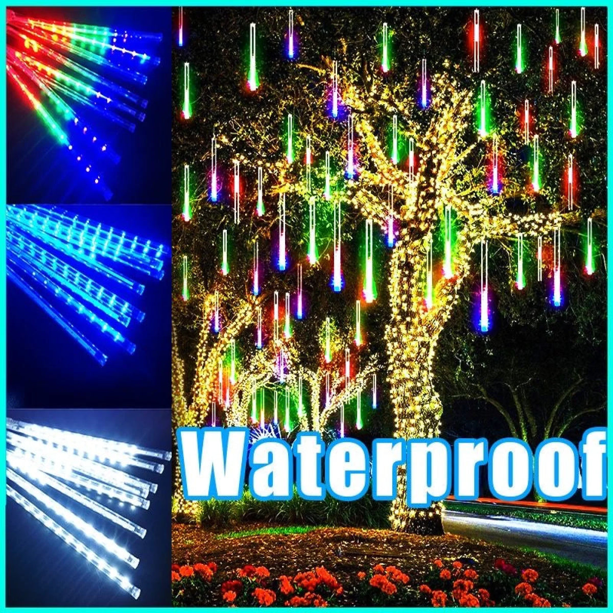 Guirlande lumineuse météores LED 300/80 cm 10 tubes