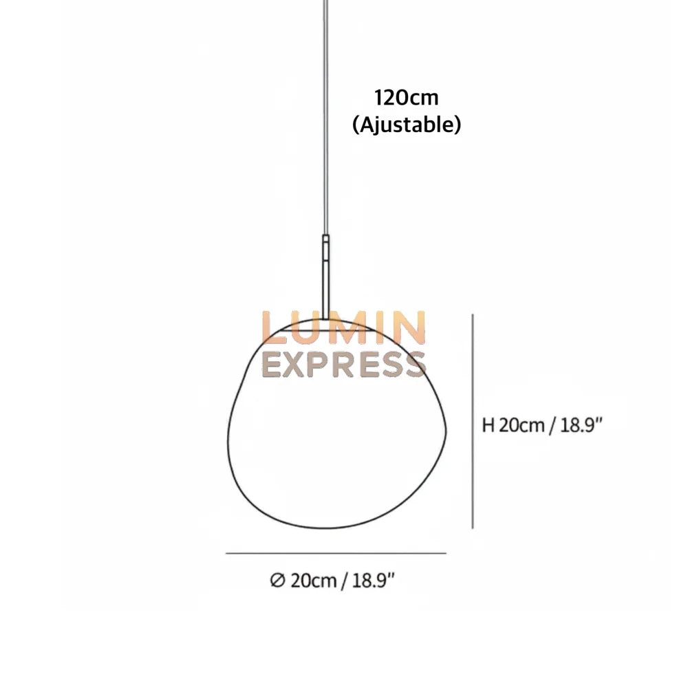 Suspension MELT Silver