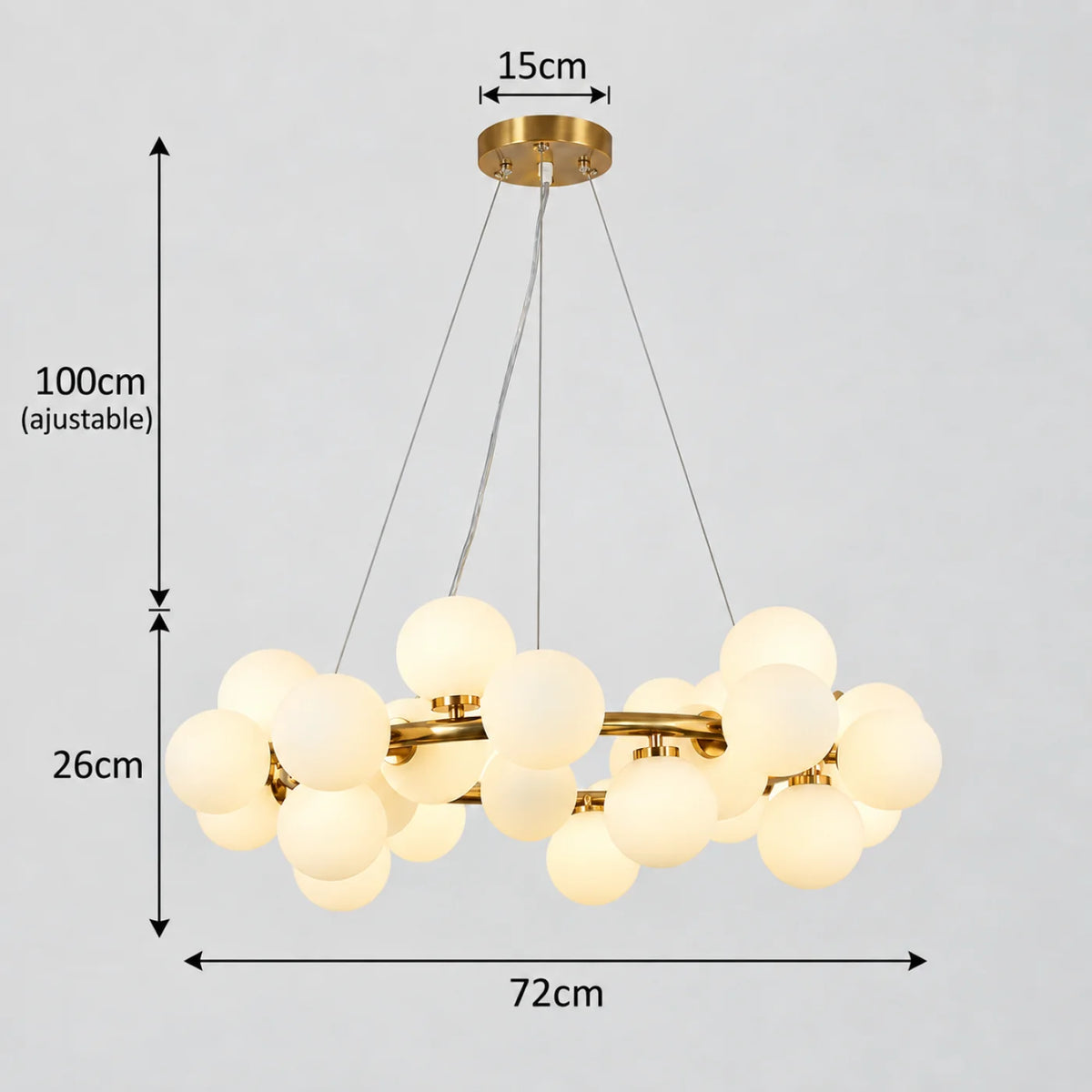 Suspension FIZZA Gold